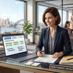 Confident HR/compliance professionals appearing focused and in control, not stressed